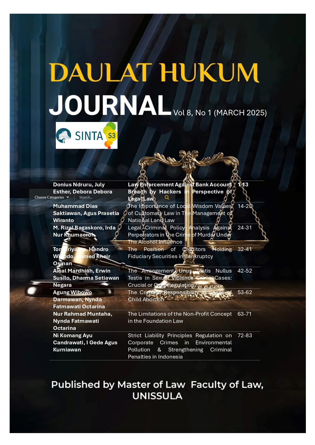 Cover Page