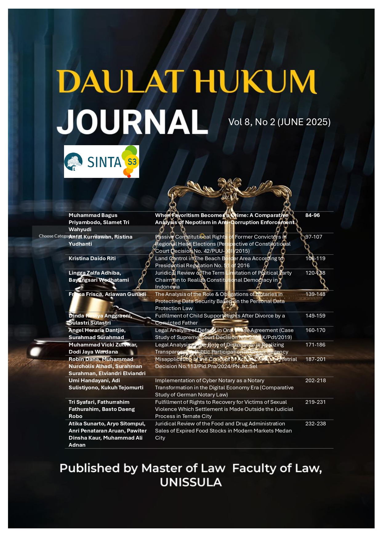 Cover Page