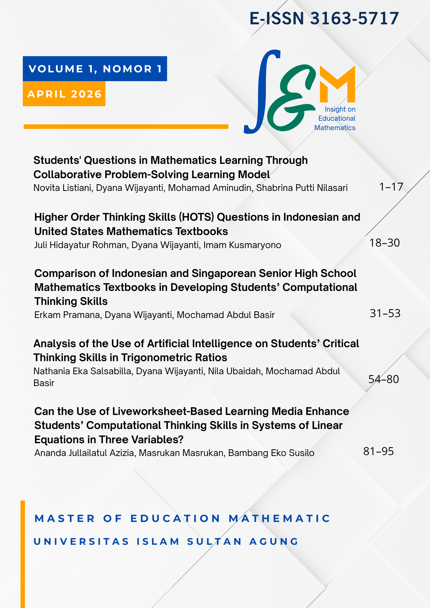 Cover Page